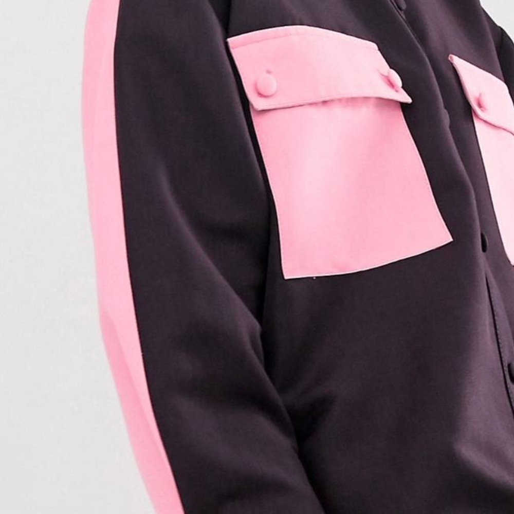 Two tone color shirt